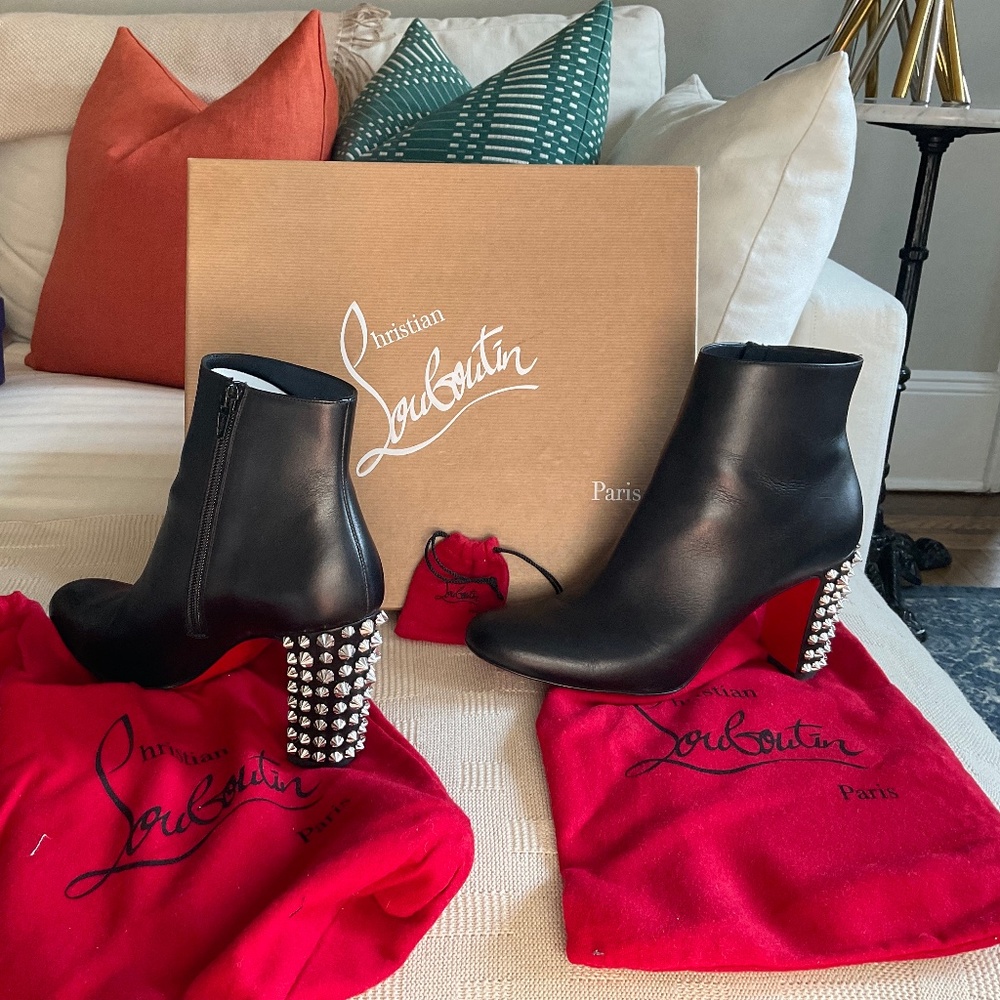 Christian Louboutin Suzi Folk 85 Calf boots